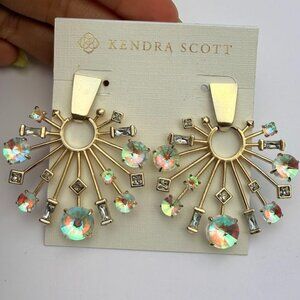 Kendra Scott Dichroic Glass Statement Earrings